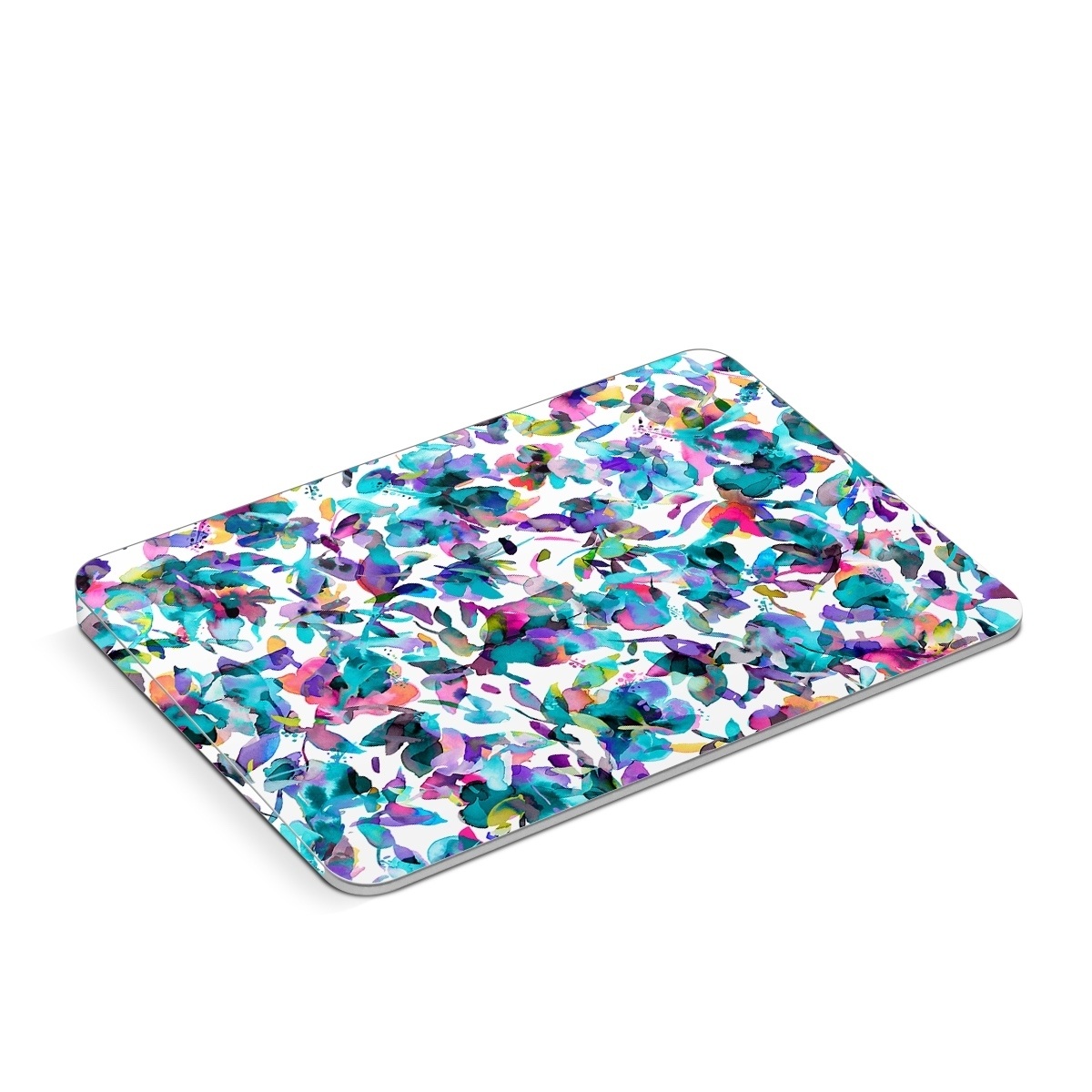 Apple Magic Trackpad Skin design of Pattern, Design, Textile, with white, blue, red, purple, pink, orange, yellow colors