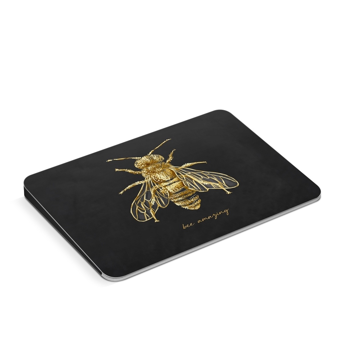 Apple Magic Trackpad Skin design of Insect, Invertebrate, Membrane-winged insect, Arthropod, Pest, Net-winged insects, Bee, Cicada, Macro photography, Pollinator, with black, yellow, white colors