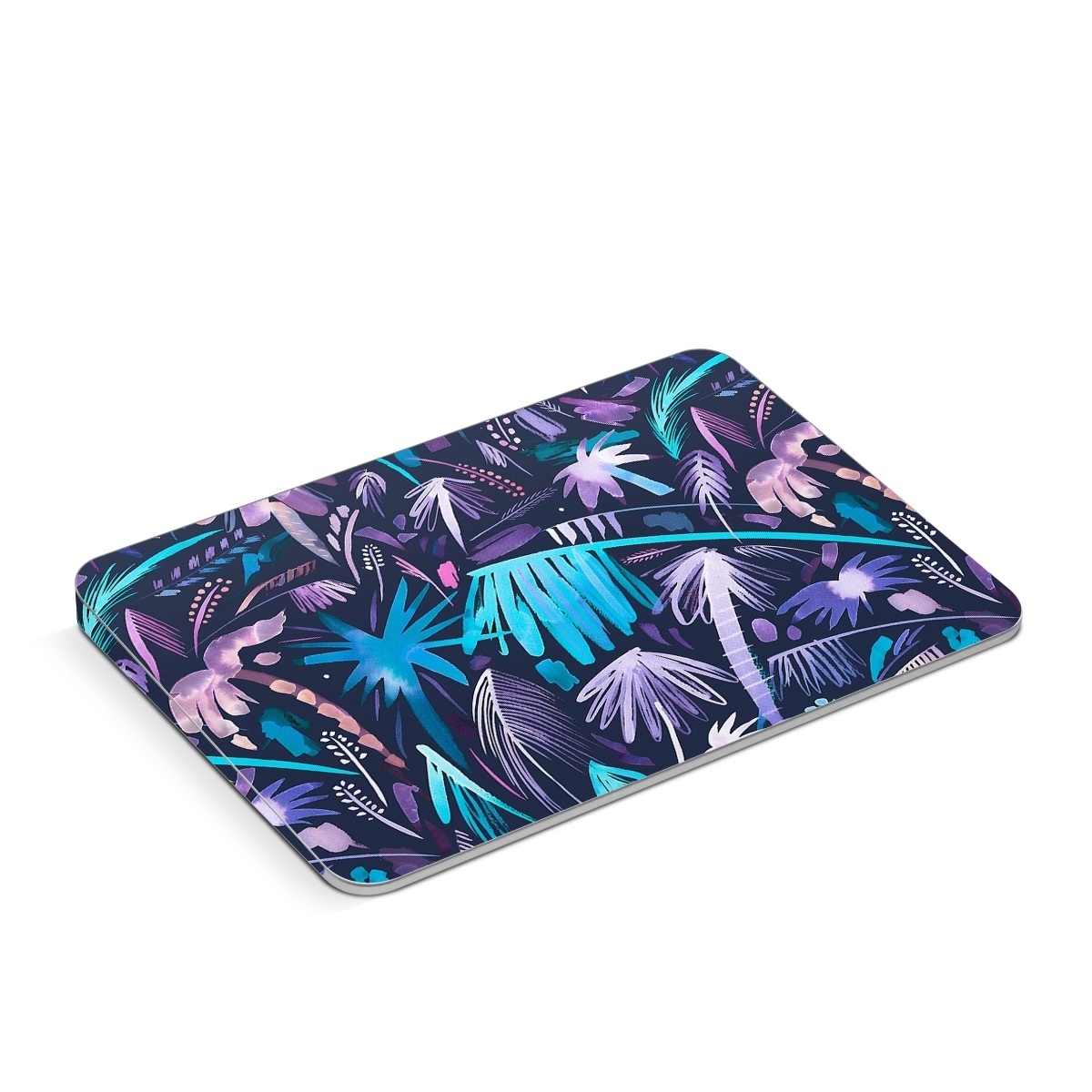Apple Magic Trackpad Skin design of Purple, Blue, Graffiti, Pattern, Psychedelic art, Art, Violet, Lilac, Design, Electric blue, with blue, purple, black, white, pink colors