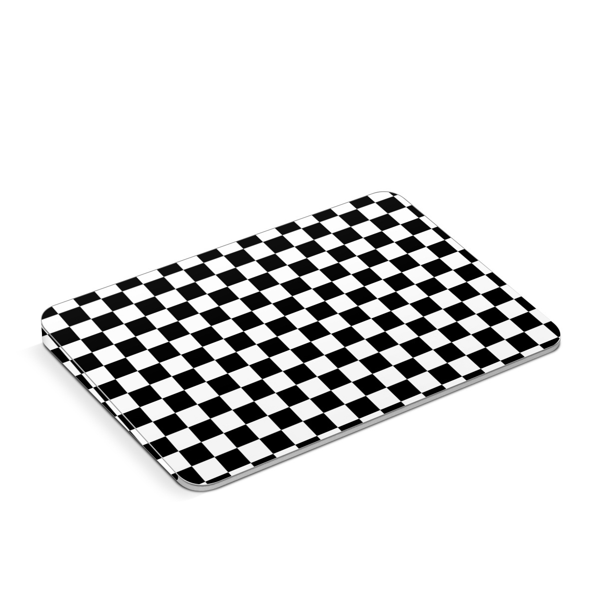 Apple Magic Trackpad Skin design of Black, Photograph, Games, Pattern, Indoor games and sports, Black-and-white, Line, Design, Recreation, Square, with black, white colors