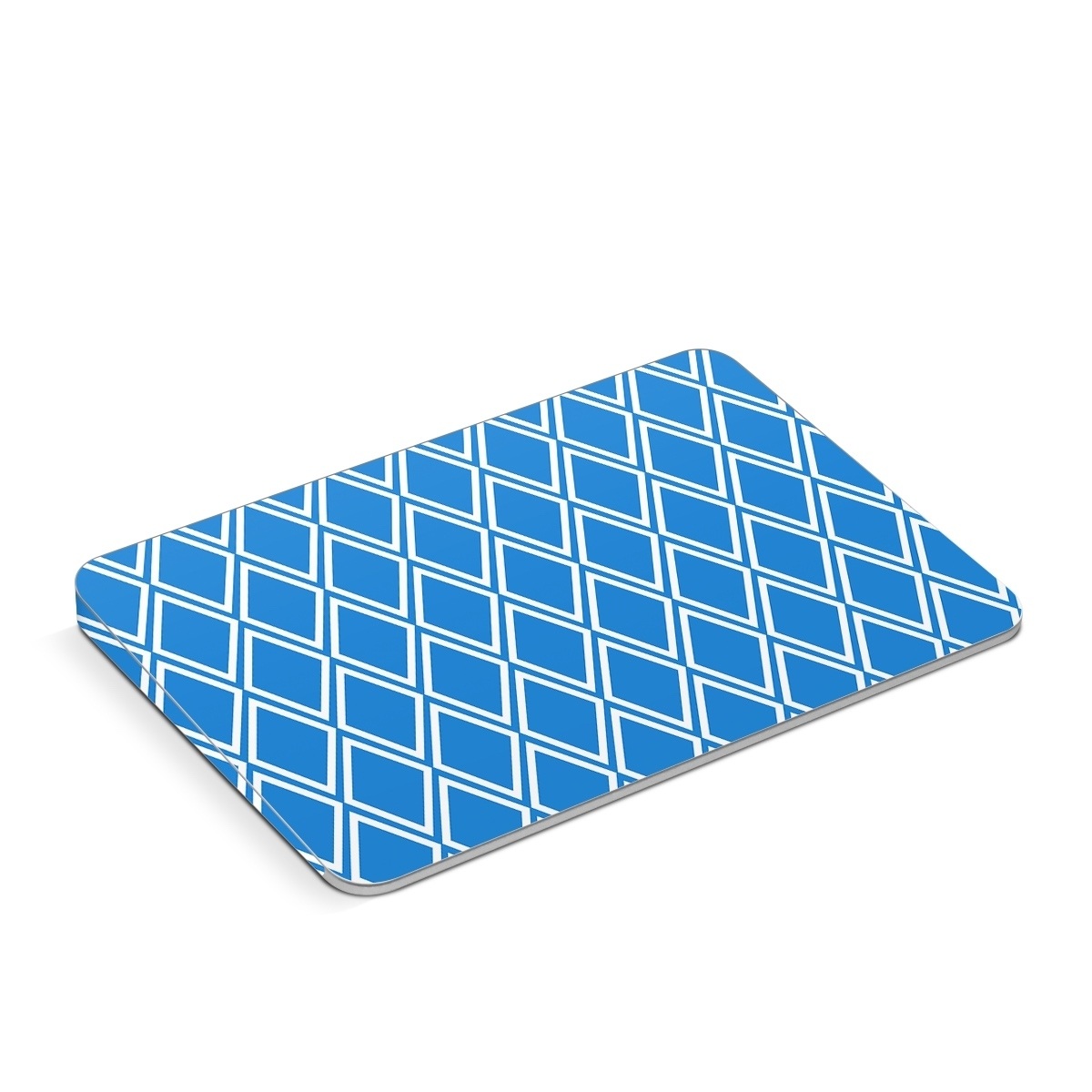 Apple Magic Trackpad Skin design of Azure, Font, Aqua, Material property, Symmetry, Parallel, Rectangle, Electric blue, Circle, Pattern, with blue, white colors