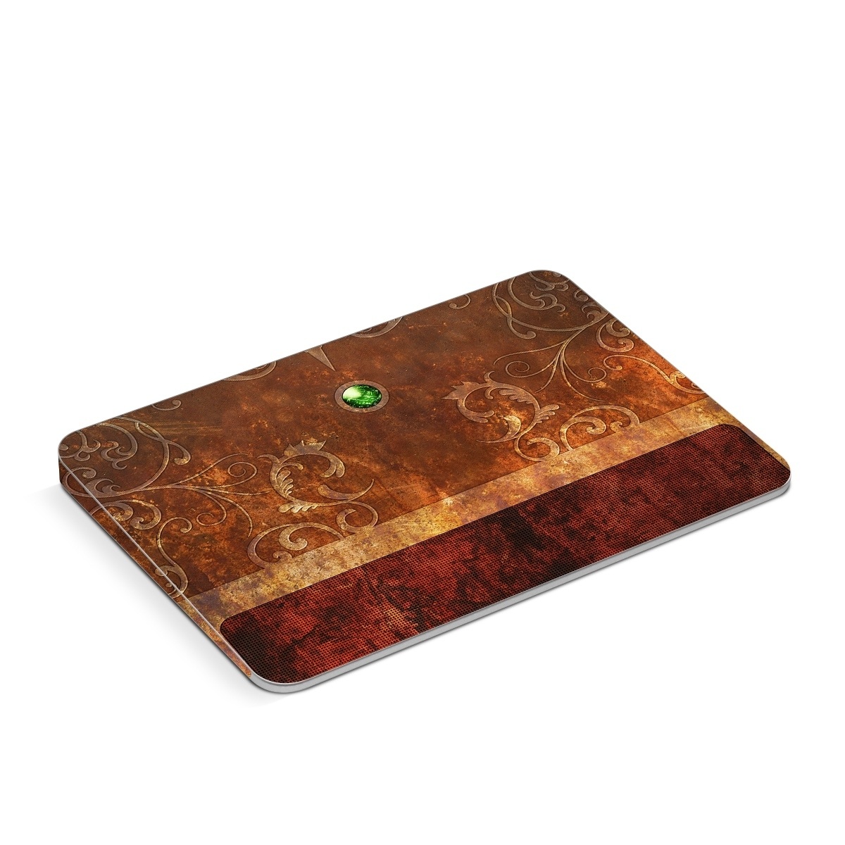 Apple Magic Trackpad Skin design, with brown, red, yellow, green, orange colors
