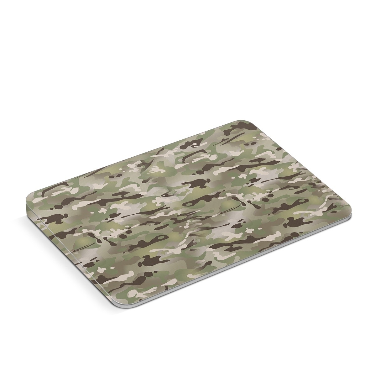 Apple Magic Trackpad Skin design of Military camouflage, Camouflage, Pattern, Clothing, Uniform, Design, Military uniform, Bed sheet, with gray, green, black, red colors
