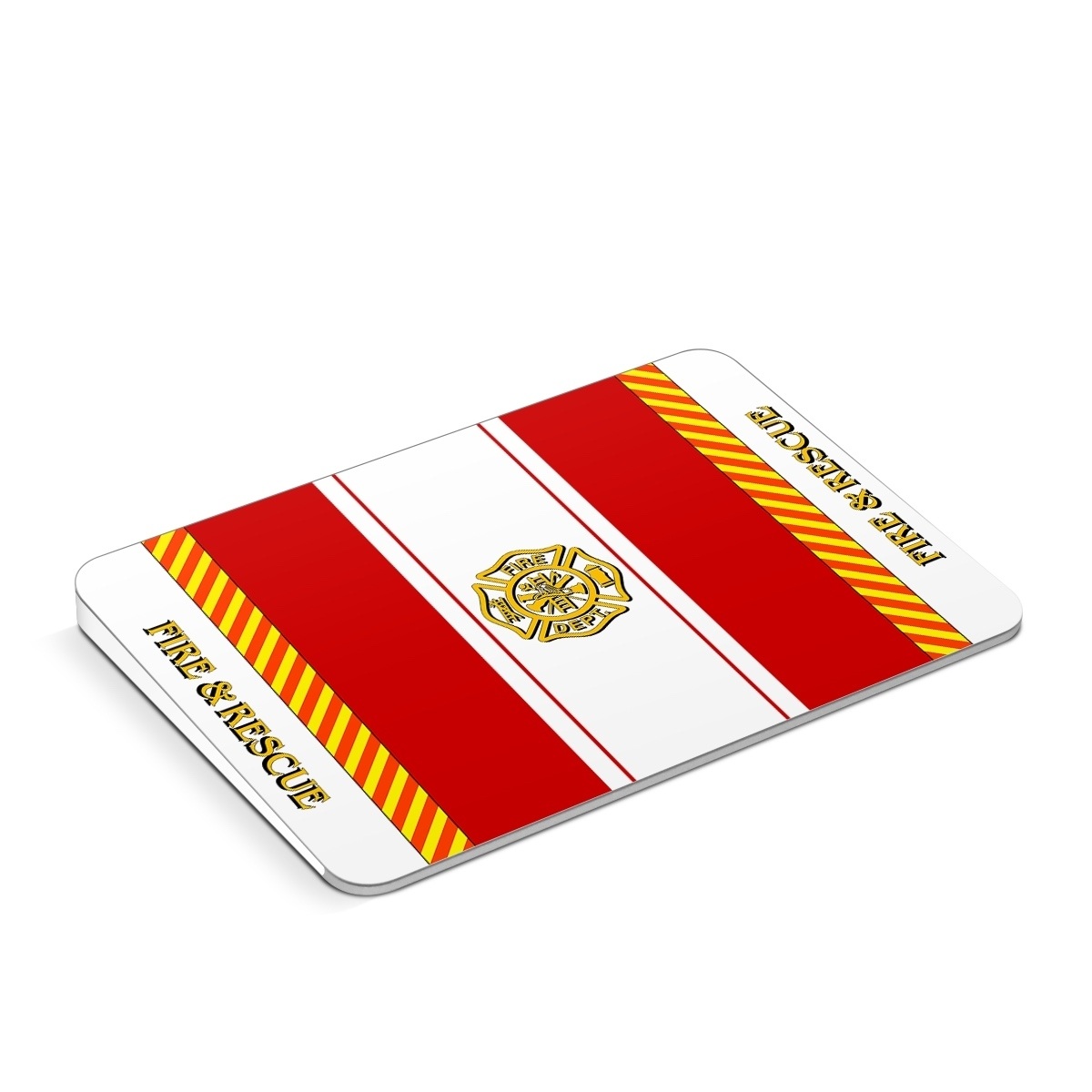 Apple Magic Trackpad Skin design of Military rank, Flag, with white, red, yellow colors
