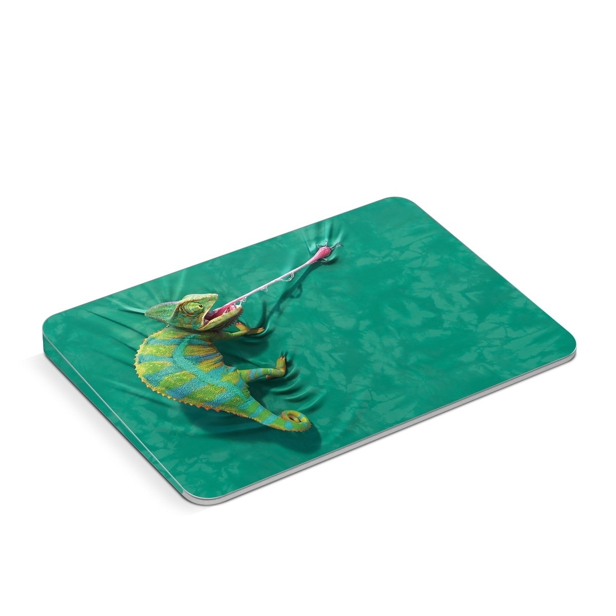 Apple Magic Trackpad Skin design of Green, Fish, Tail, Chameleon, with blue, black, green, gray colors