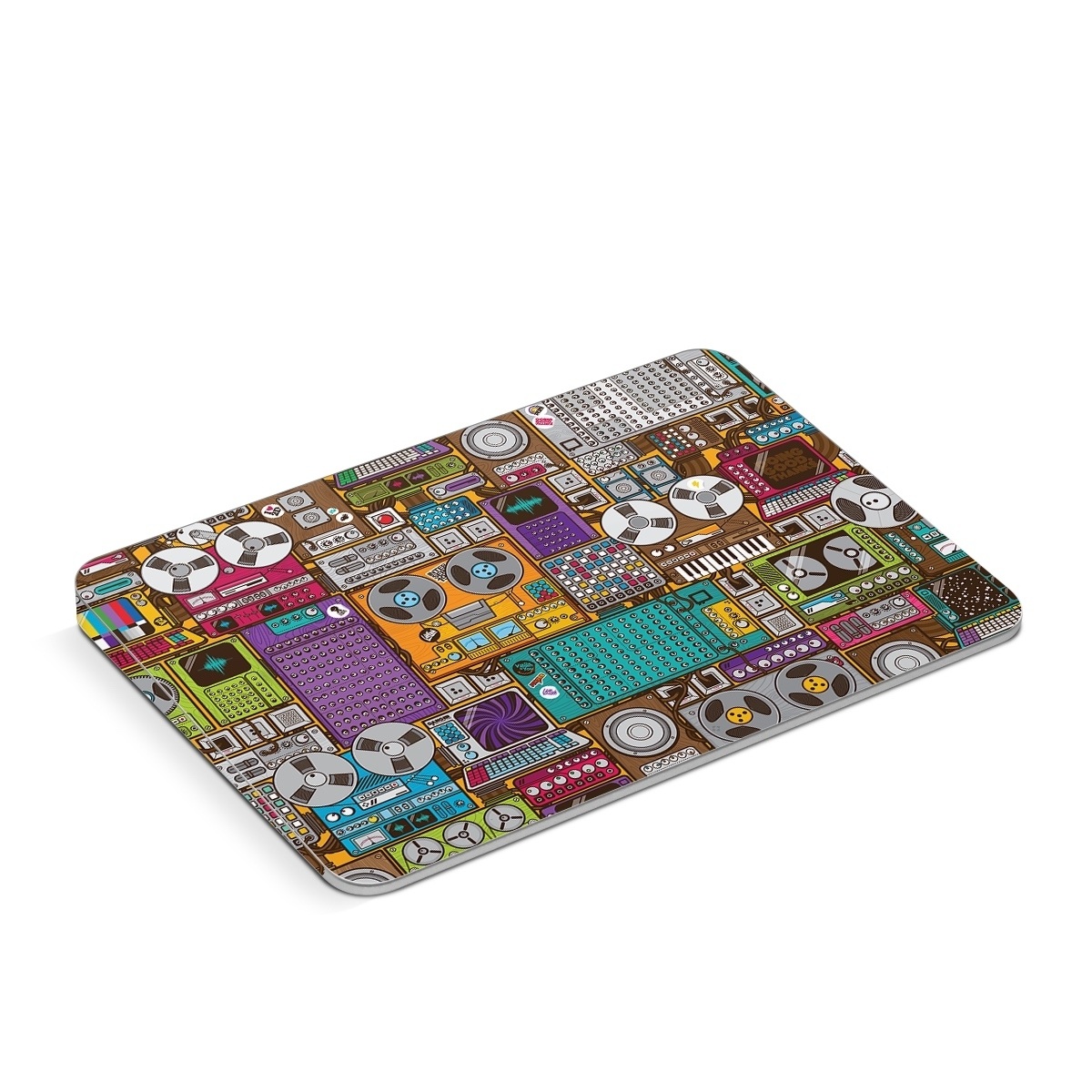 Apple Magic Trackpad Skin design of Games, Pc game, Design, Pattern, Screenshot, Art, with gray, black, red, green, blue, purple colors