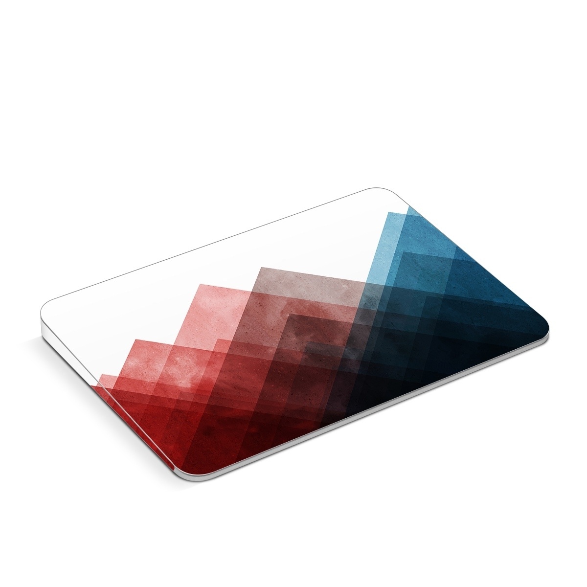 Apple Magic Trackpad Skin design of Blue, Red, Sky, Pink, Line, Architecture, Font, Graphic design, Colorfulness, Illustration, with red, pink, blue colors