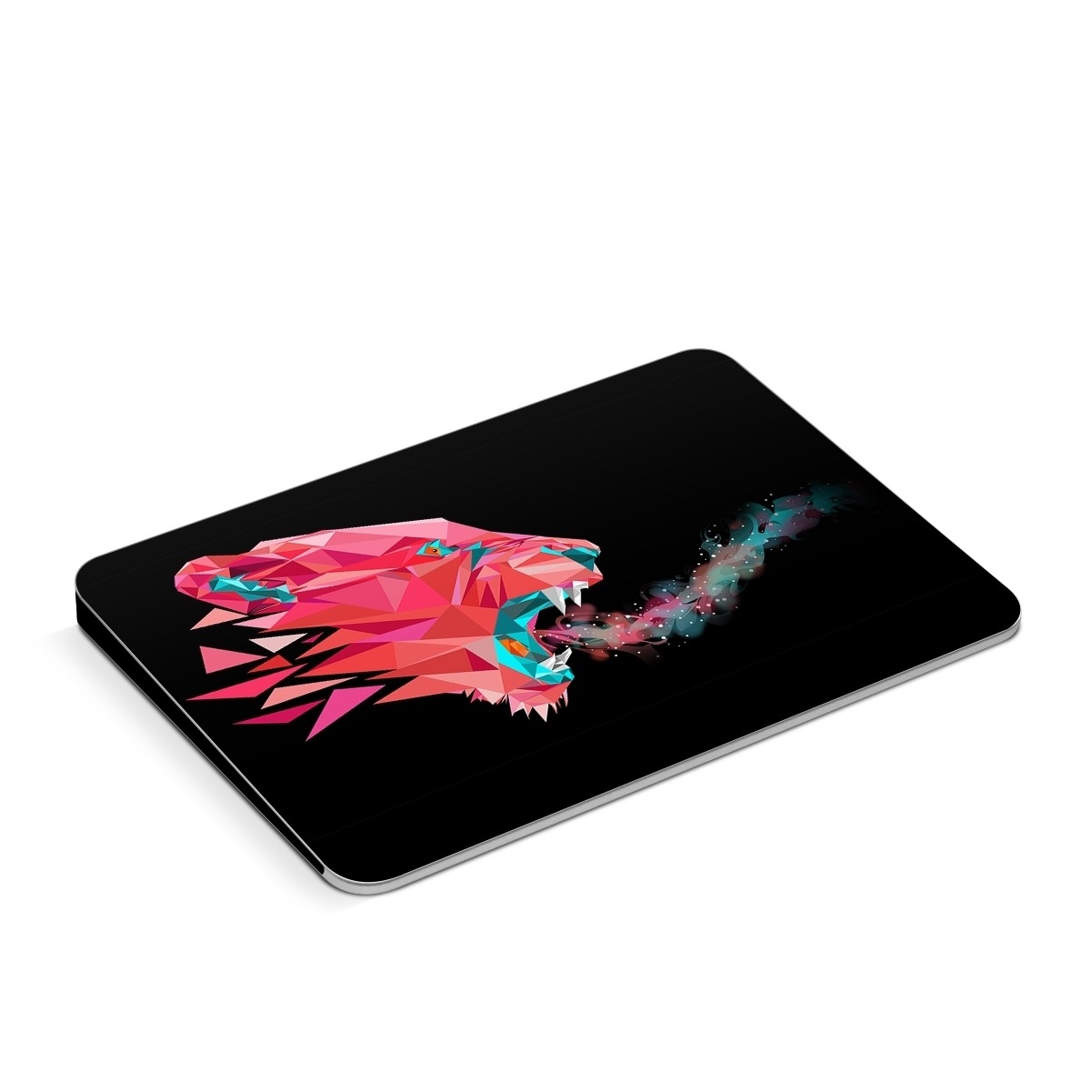 Apple Magic Trackpad Skin design of Pink, Graphic design, Illustration, Design, Organism, Graphics, Font, Art, Animation, Pattern, with black, red, pink, gray colors