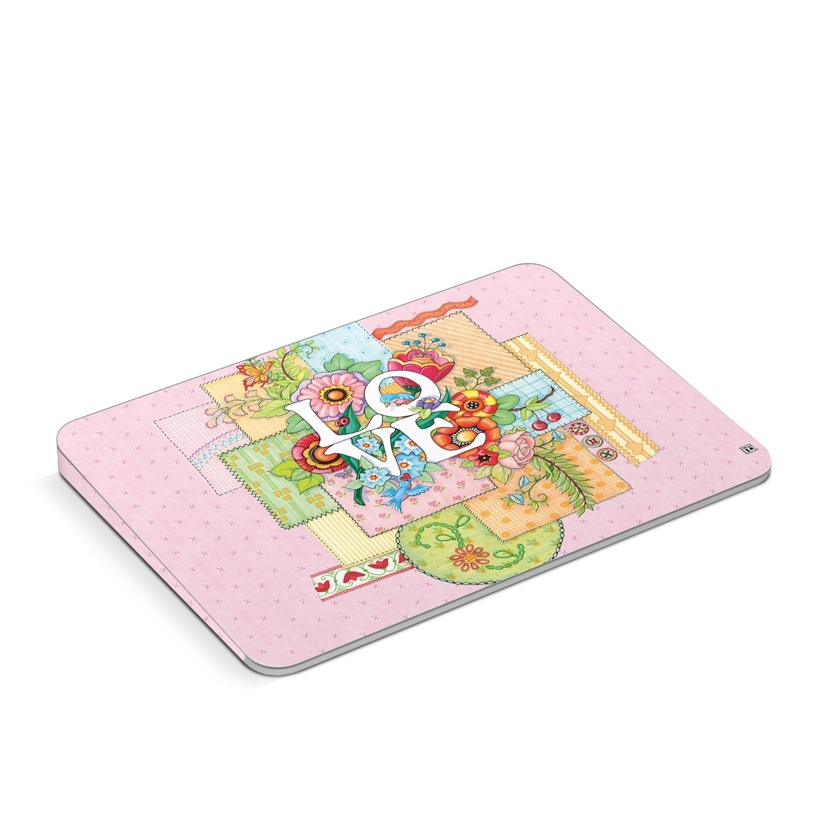 Apple Magic Trackpad Skin design of Illustration, Graphics, Art, with pink, blue, white, orange, yellow, green, red colors