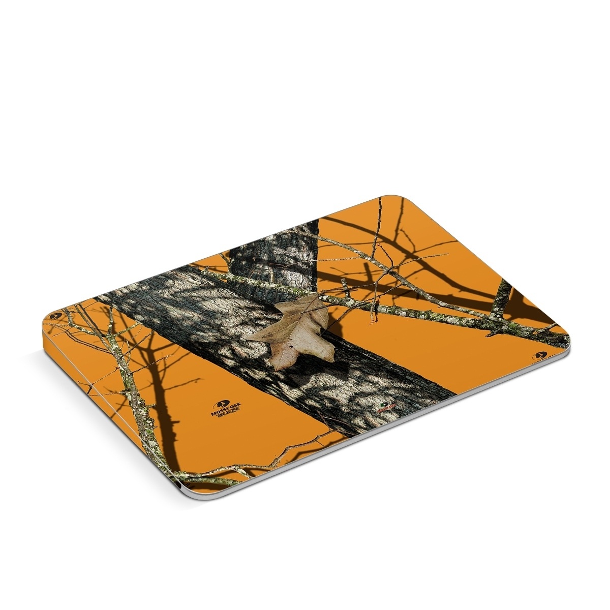 Apple Magic Trackpad Skin design of Tree, Branch, Canoe birch, Woody plant, Plant, Leaf, Adaptation, Wildlife, Trunk, Birch family, with green, black, gray, red colors