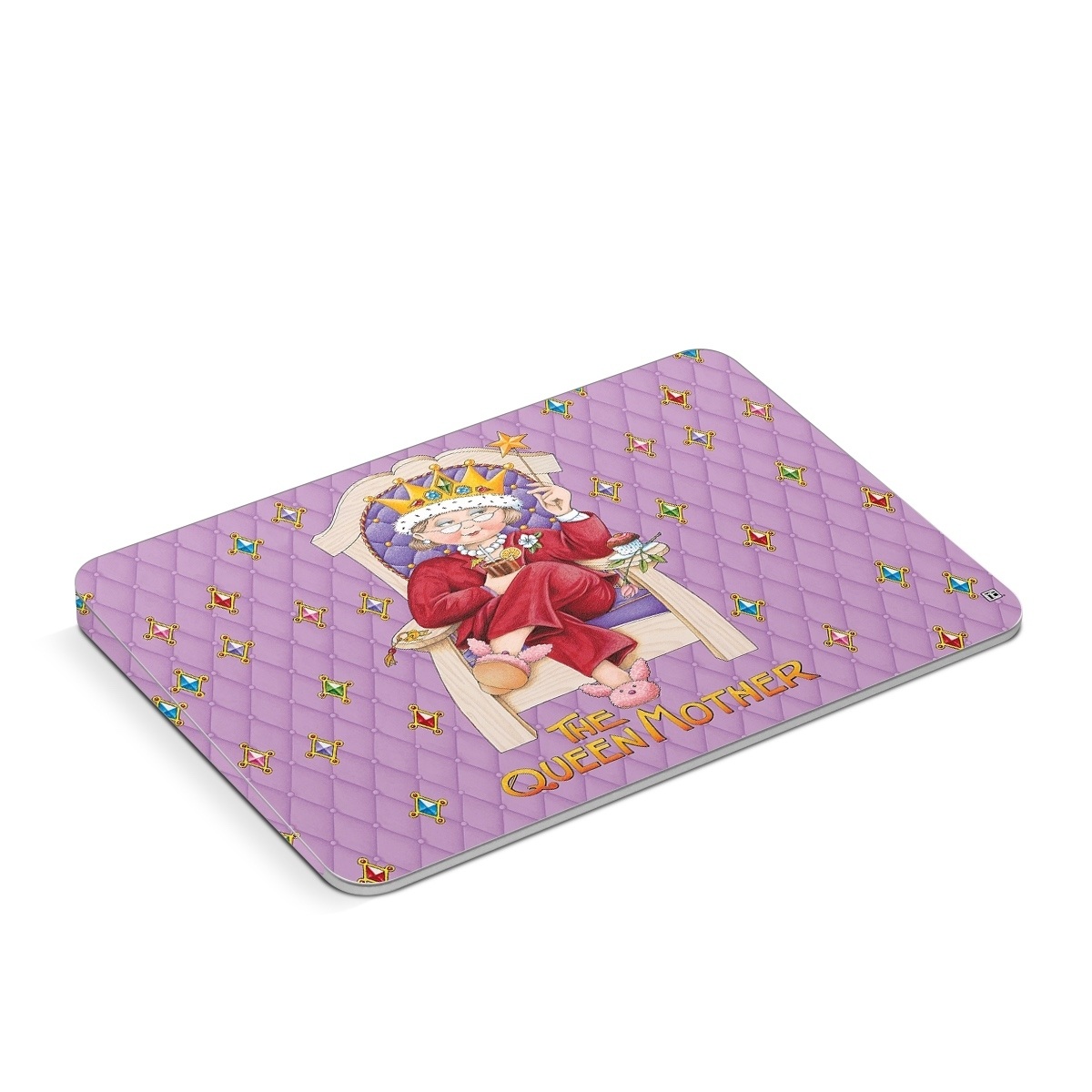 Apple Magic Trackpad Skin design of Illustration, Art, Blessing, with gray, red, green, pink, purple, orange colors