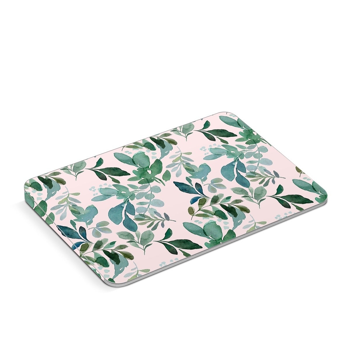 Apple Magic Trackpad Skin design of Pattern, Green, Leaf, Design, Plant, Tree, Military camouflage, with white, green, blue colors