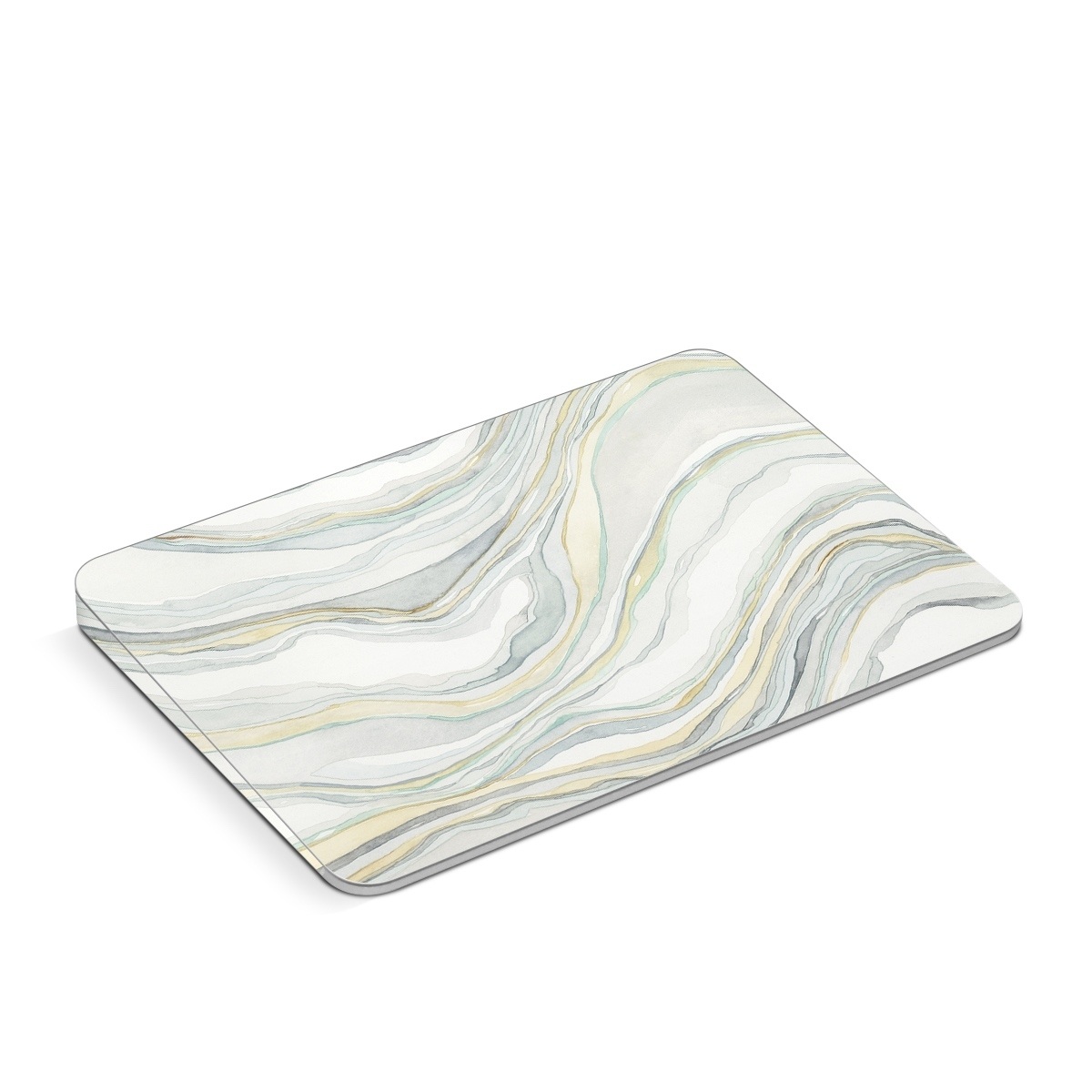 Apple Magic Trackpad Skin design of Line, Pattern, with yellow, white, blue, gray colors
