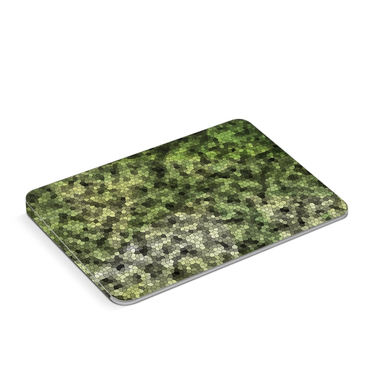 Apple Magic Trackpad Skin design of Green, Grass, Leaf, Plant, Pattern, Groundcover, with black, white, green, gray colors