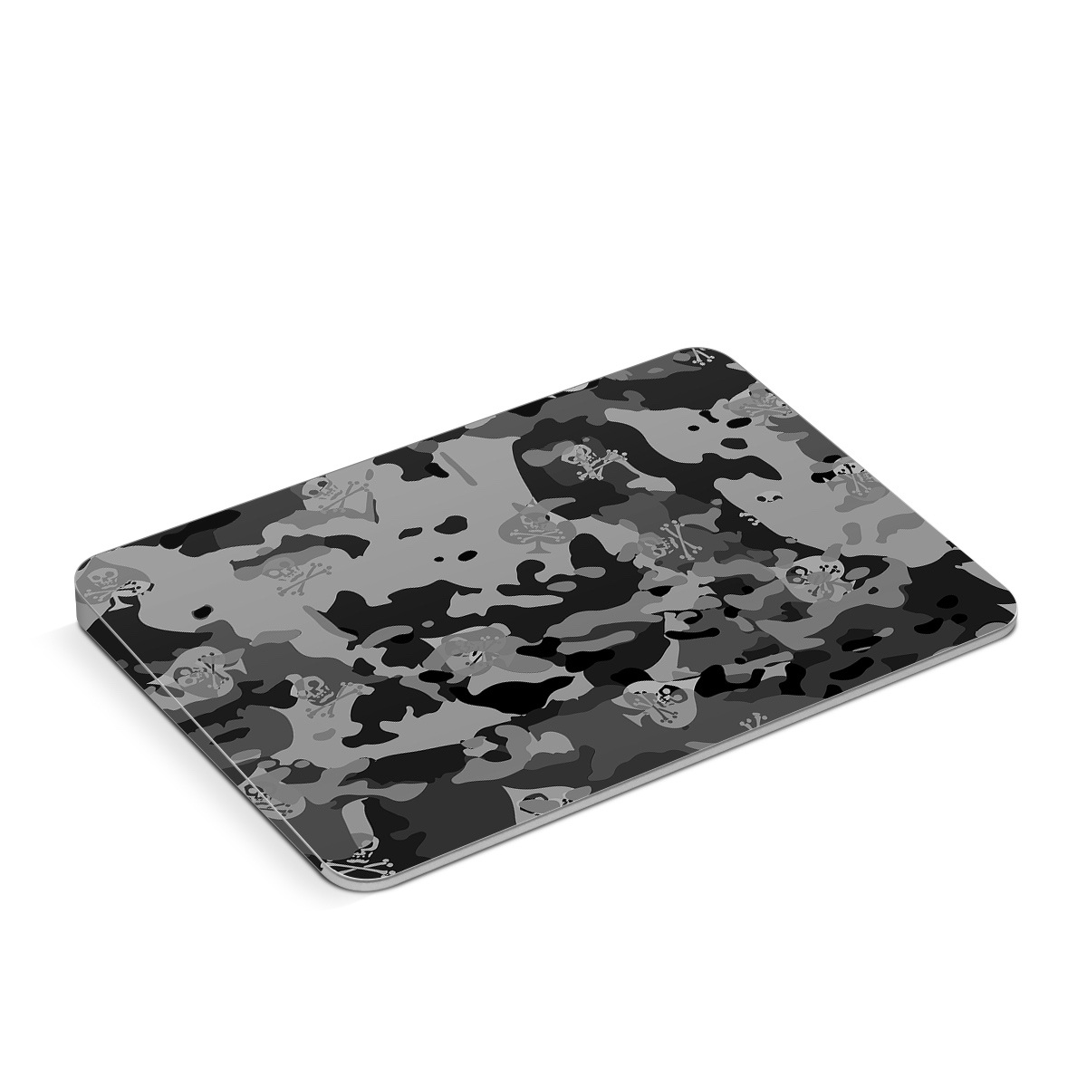 Apple Magic Trackpad Skin design of Military camouflage, Pattern, Design, Camouflage, Illustration, Uniform, Black-and-white, Wallpaper, Art, with black, gray colors
