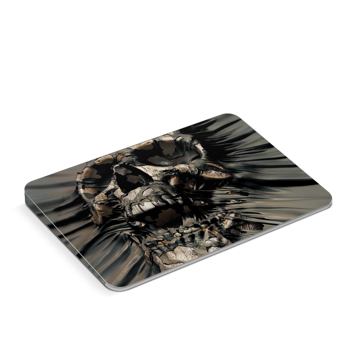 Apple Magic Trackpad Skin design of Cg artwork, Fictional character, Illustration, Demon, Fiction, Supervillain, Mythology, Art, with black, green, gray, red colors