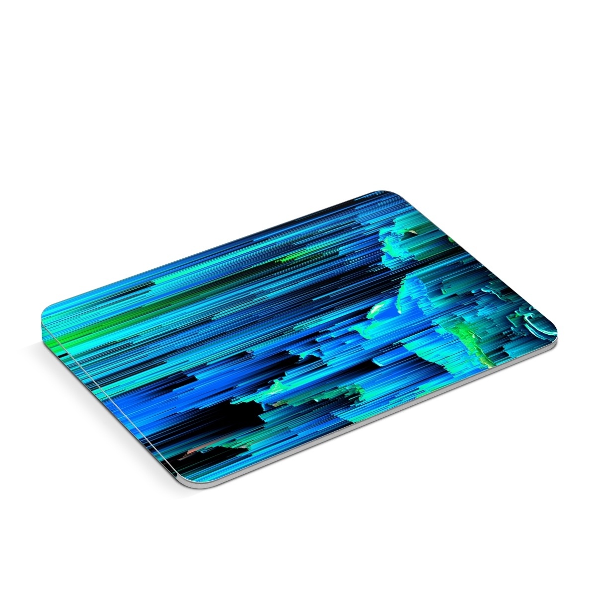 Apple Magic Trackpad Skin design of Blue, Green, Turquoise, Light, Colorfulness, Electric blue, with blue, green, black, white colors
