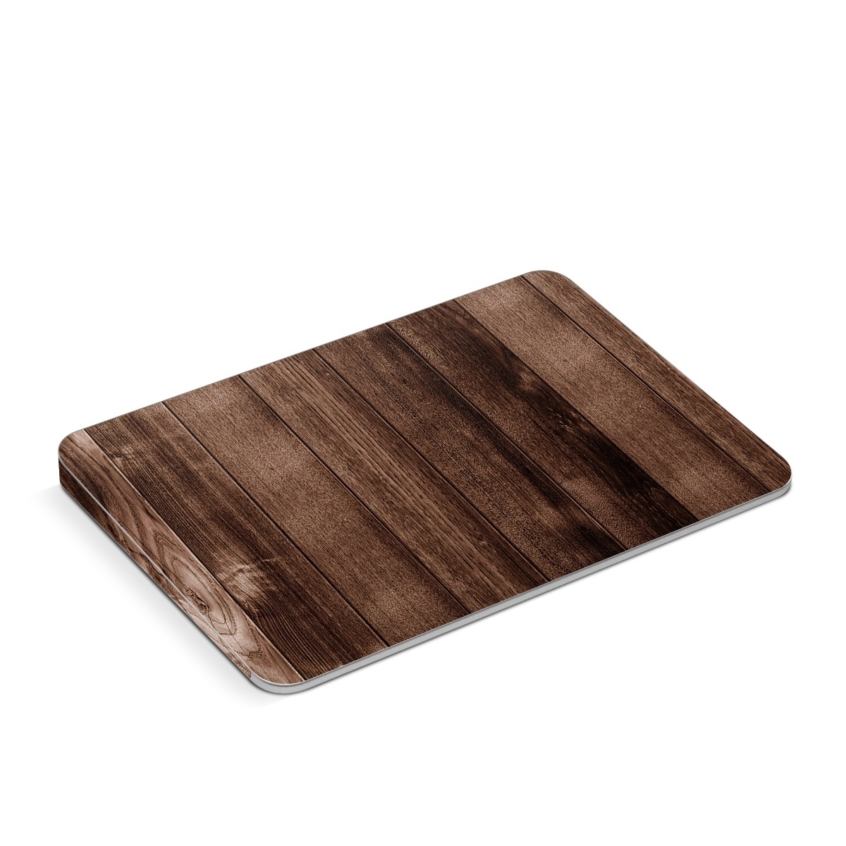 Apple Magic Trackpad Skin design of Wood, Wood flooring, Hardwood, Wood stain, Plank, Brown, Floor, Line, Flooring, Pattern, with brown colors