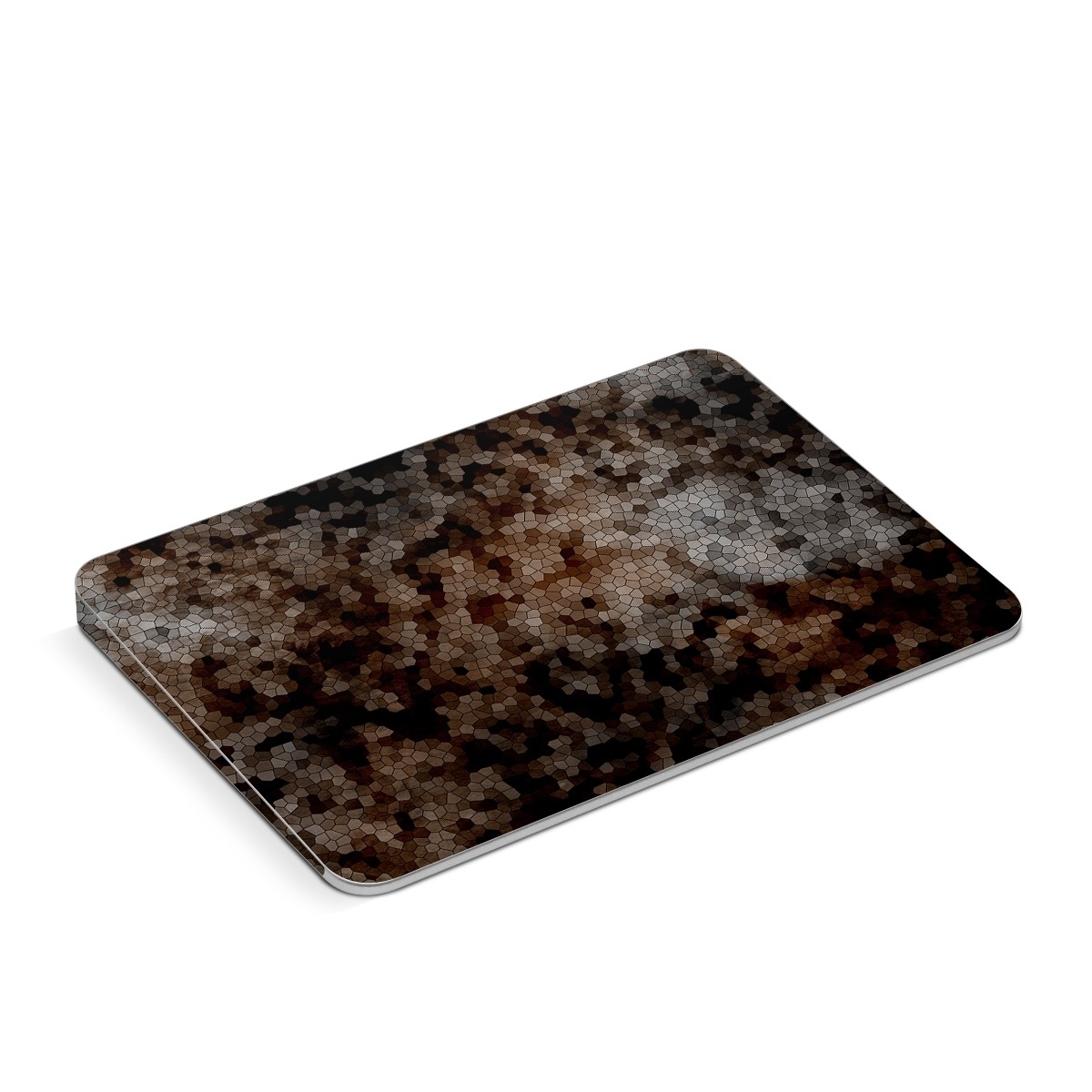 Apple Magic Trackpad Skin design of Brown, Design, Soil, Pattern, Rock, Rust, Granite, Metal, with black, white, gray, brown colors