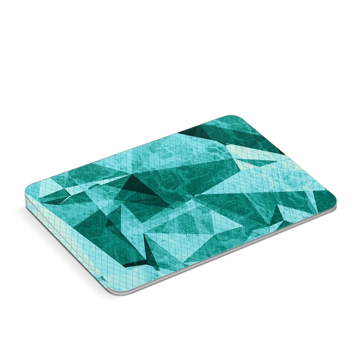 Apple Magic Trackpad Skin design of Aqua, Blue, Pattern, Turquoise, Illustration, Teal, Design, Line, Graphic design, with blue colors