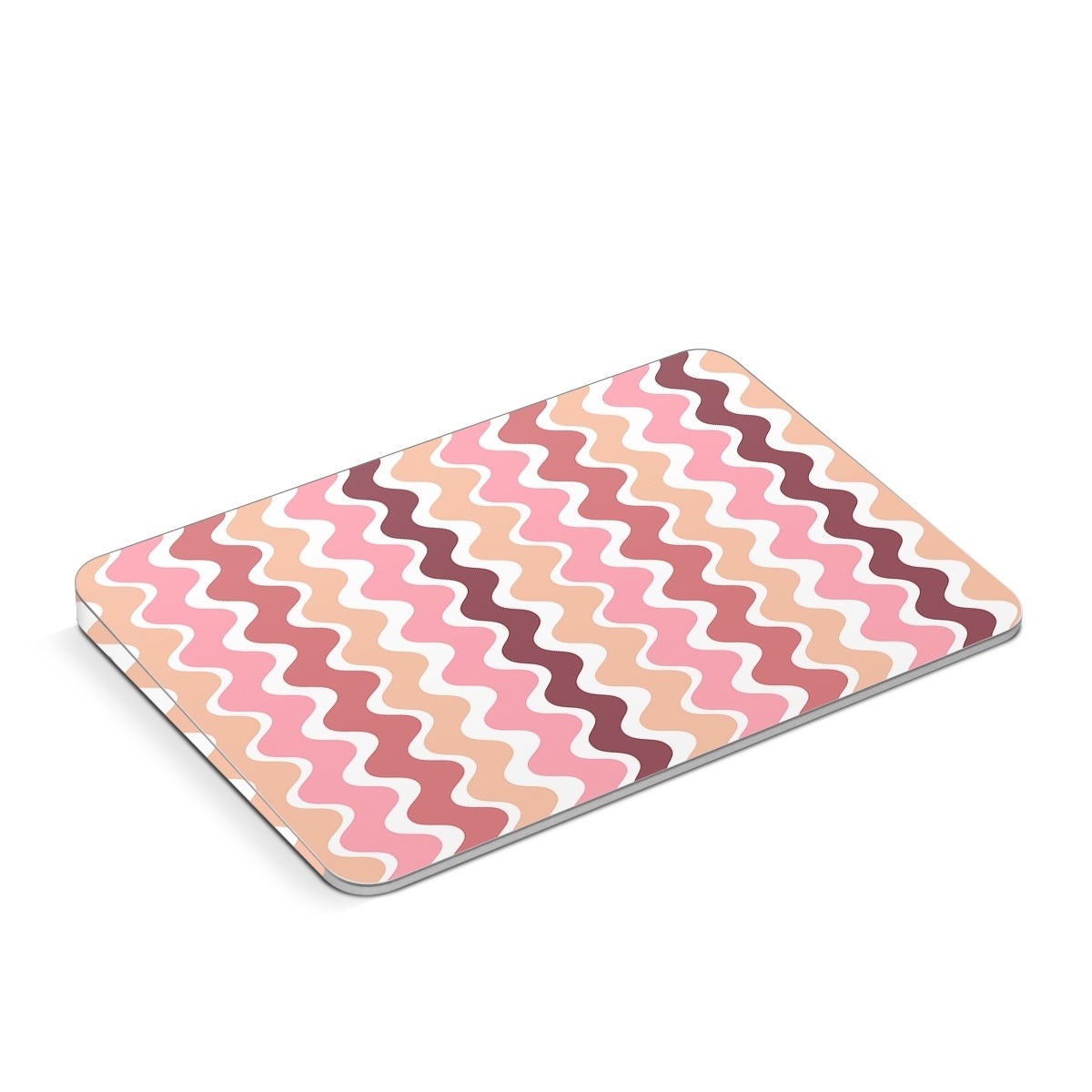 Apple Magic Trackpad Skin design of Azure, Pink, Art, Material property, Aqua, Symmetry, Pattern, Circle, Font, Magenta, with white, pink, orange, brown colors