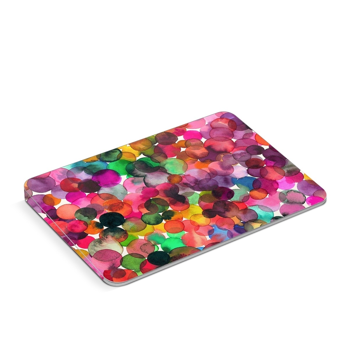 Apple Magic Trackpad Skin design of Colorfulness, Fashion accessory, with red, white, pink, purple, blue, green, black, yellow, orange colors