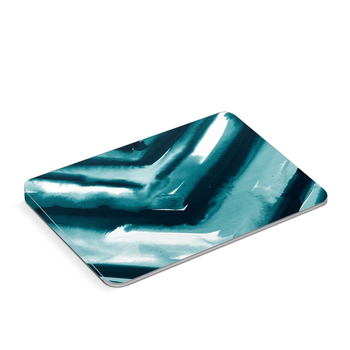 Apple Magic Trackpad Skin design of Blue, Green, Turquoise, Aqua, Teal, Photography, Pattern, with blue, white, black colors