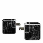 Black Marble Apple 30W USB-C Power Adapter Skin