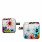 Intense Flowers Apple 30W USB-C Power Adapter Skin
