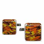 Orange Camo Apple 30W USB-C Power Adapter Skin