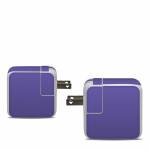 Solid State Purple Apple 30W USB-C Power Adapter Skin