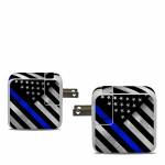 Thin Blue Line Hero Apple 30W USB-C Power Adapter Skin