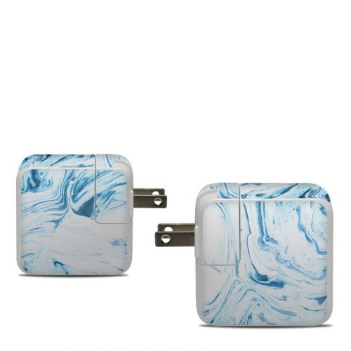 Azul Marble Apple 30W USB-C Power Adapter Skin