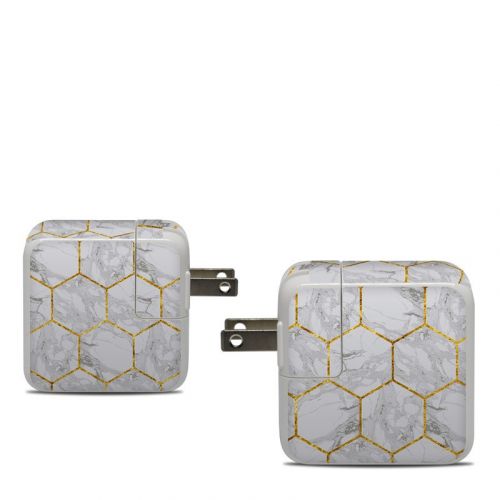 Honey Marble Apple 30W USB-C Power Adapter Skin