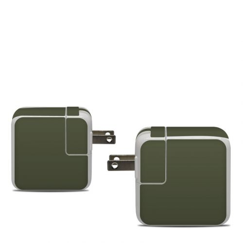 Solid State Olive Drab Apple 30W USB-C Power Adapter Skin