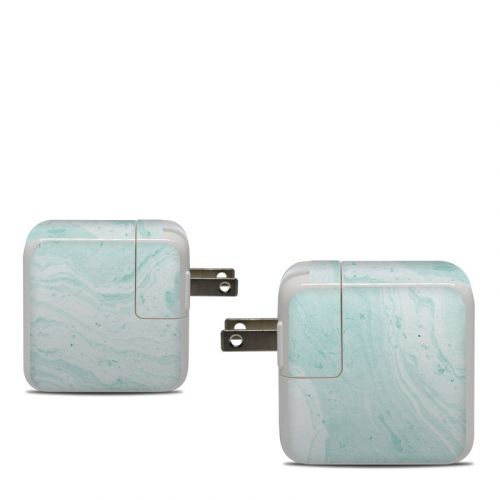 Winter Green Marble Apple 30W USB-C Power Adapter Skin