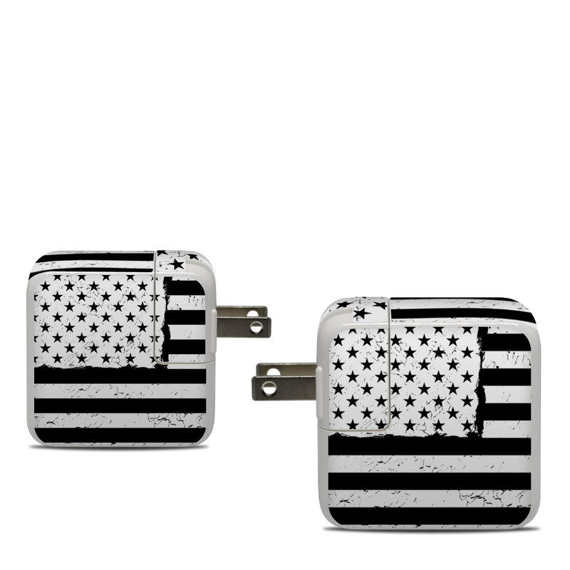 Apple 30W USB-C Power Adapter Skin design of Line, Black-and-white, Text, Monochrome, Pattern, Design, Monochrome photography, Font, Parallel, Style, with white, black colors