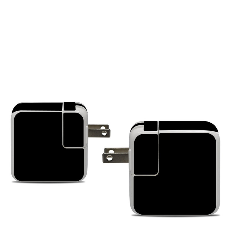 Apple 30W USB-C Power Adapter Skin design of Black, Darkness, White, Sky, Light, Red, Text, Brown, Font, Atmosphere with black colors