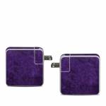 Purple Lacquer Apple 61W USB-C Power Adapter Skin