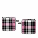 Pink Plaid Apple 61W USB-C Power Adapter Skin