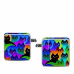 Rainbow Cats Apple 61W USB-C Power Adapter Skin