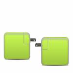 Solid State Lime Apple 61W USB-C Power Adapter Skin