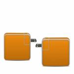 Solid State Orange Apple 61W USB-C Power Adapter Skin