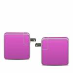 Solid State Vibrant Pink Apple 61W USB-C Power Adapter Skin