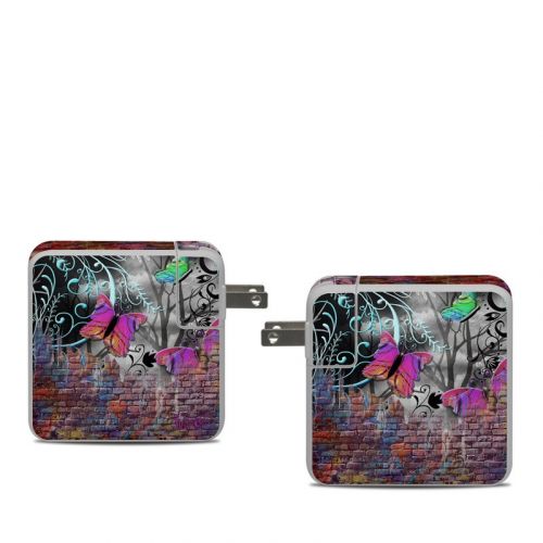 Butterfly Wall Apple 61W USB-C Power Adapter Skin