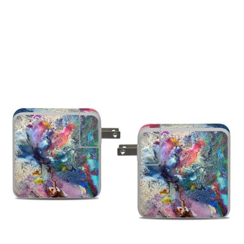 Cosmic Flower Apple 61W USB-C Power Adapter Skin