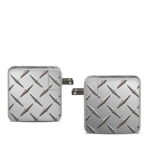 Diamond Plate Apple 61W USB-C Power Adapter Skin