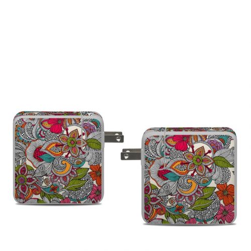 Doodles Color Apple 61W USB-C Power Adapter Skin