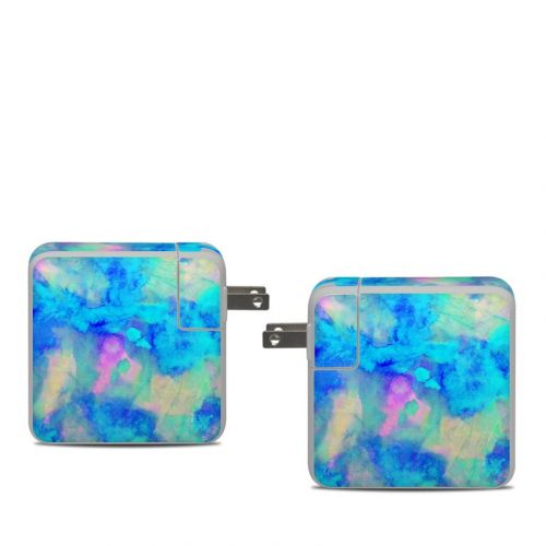 Electrify Ice Blue Apple 61W USB-C Power Adapter Skin