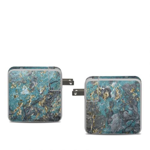 Gilded Glacier Marble Apple 61W USB-C Power Adapter Skin
